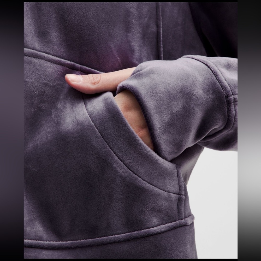 Lululemon Scuba oversized funnel neck sweater. Nightfall.Purple/Gray tone.M/L - Picture 15 of 16